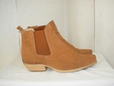 Bottines P.40 (P.39 E) Type Santiags Daim "Camel"