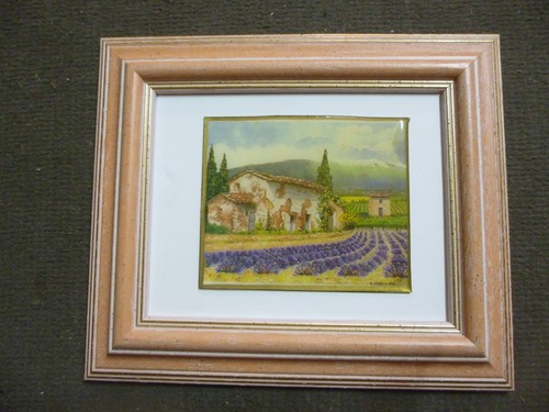 Tableau peinture signé