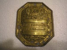 plaque de garde  particulier