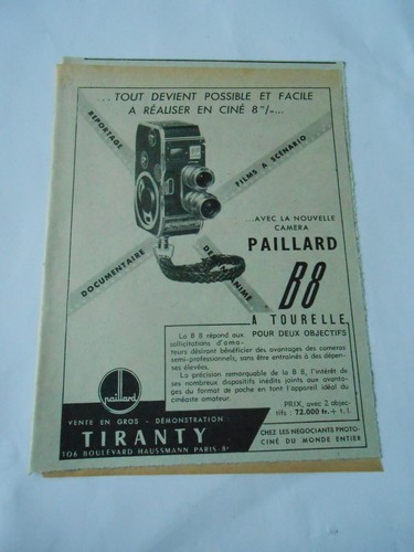 Publicité 1953 nouvelle - publicité, la