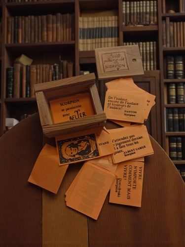 Jeu cartes citations - à,