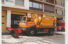 CPM CHAMONIX (74) RENAULT VI G 300 4X4 SALEUSE PORTEE MECAGIL-LEBON