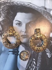 Boucles D'oreilles A Clips Vintage Créoles