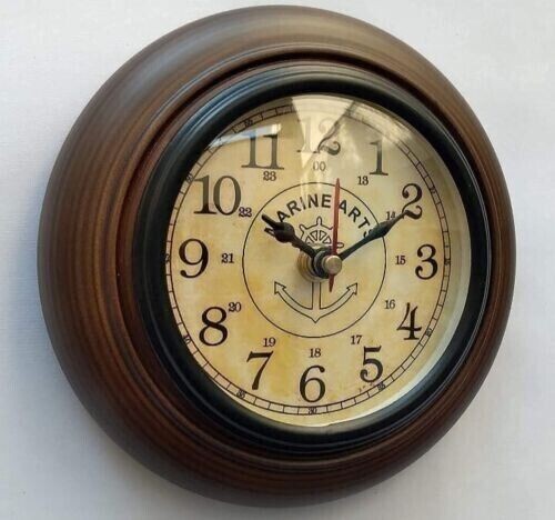 Horloge murale bois - horloge, en