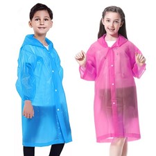 2 Pièces Poncho de Pluie