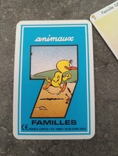 paquet de carte jeu des 7 familles animaux Frances Cartes Neuf 