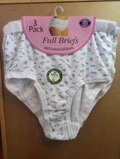 Lot de 3 slips 100% coton imprimés fleurs Cottonique 50/52