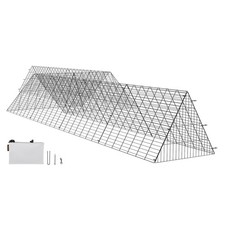 VEVOR Enclos de poulailler tunnel portable 729 x 200 x 61,5 cm pour l'extérieur