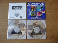 LOT DE CD-ROM OLYMPUS CAMEDIA / C80PEMS / C-2100 ULTRA ZOOM / CAMEDIA SUITE