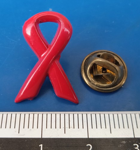 Pin sidaction ruban rouge - pin's,