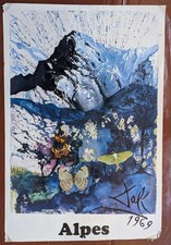 Affiche poster ALPES 1969