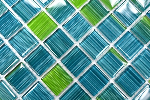 Mosaïque carreau translucide