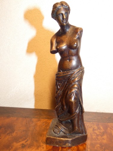 Sulpture bronze patine brune - patine,