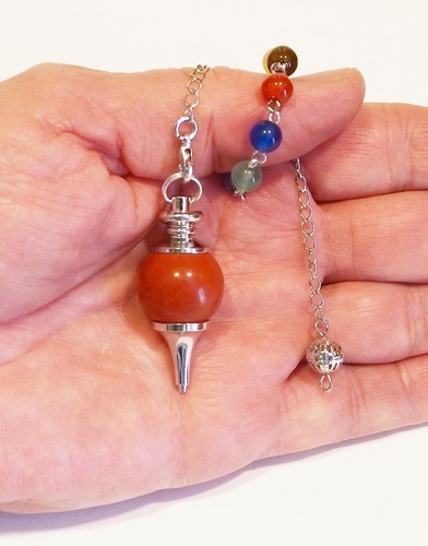 Pendule jaspe rouge 7 - °,