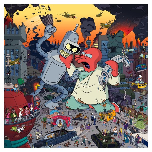 Futurama bender contre - bender,