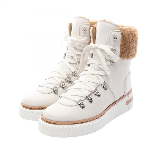 Bottes hermes flocon cuir - hermes,