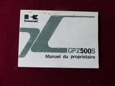 manuel du propriétaire KAWASAKI   GPZ 500 S de 1995