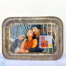 Plateau Décoratif En Étain