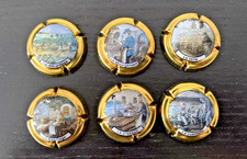 Lot de 6 capsules de champagne