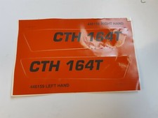 autocollant capot autoportée Husqvarna cth164t 583583701  neuf