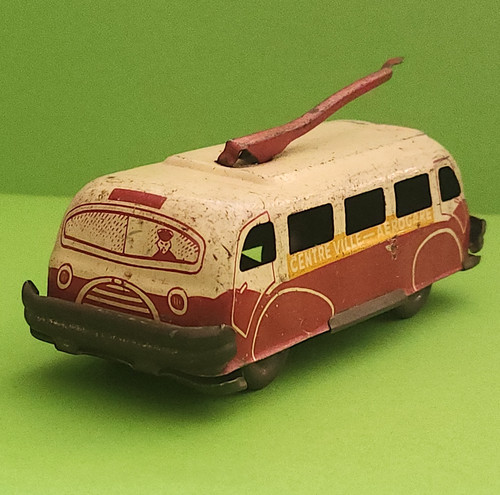 Jouet ancien trolleybus - ancien,