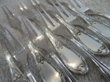 10 fourchettes escargot métal