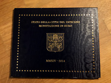 Coffret vide série BU 2014 Vatican pour pièces de 2 euro 1 centime étui blister