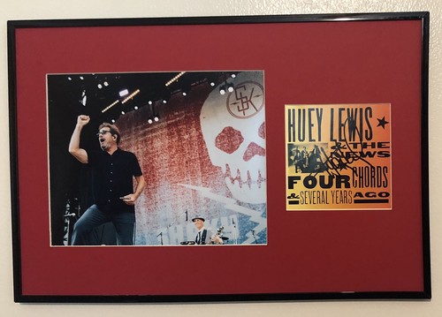 Huey lewis signed - huey,
