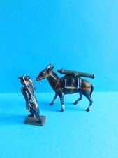 CBG MIGNOT / LA GRANDE GUERRE / ARTILLERIE : CHASSEUR ALPIN AVEC MULET