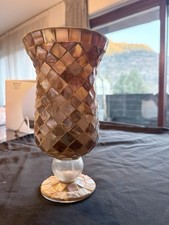 Vase mosaïque nacre