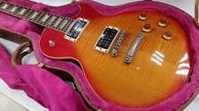 (Gibson) Guitare électrique Les Paul Classic Plus Cherry Sunburst USA 1994 So...
