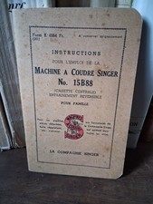 Instructions machine à coudre