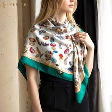 RARE VINTAGE foulard en soie