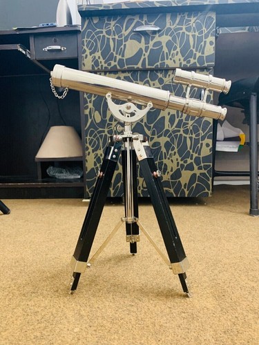 Télescope ancien laiton - télescope,