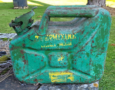 BP THERMIXINE Bidon Essence spéciale Vintage Métal Ancien