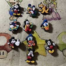 • Lot De 10 charms Pour Croc’s  breloque sabots sandales Disney Mickey Thème •