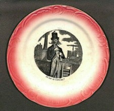 FAIENCE DE GIEN (45) ASSIETTE