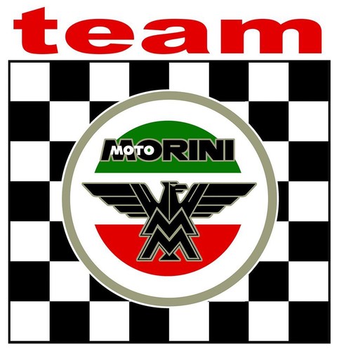 Team moto morini sticker - team,