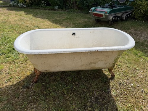 Ancienne baignoire sabot - baignoire,