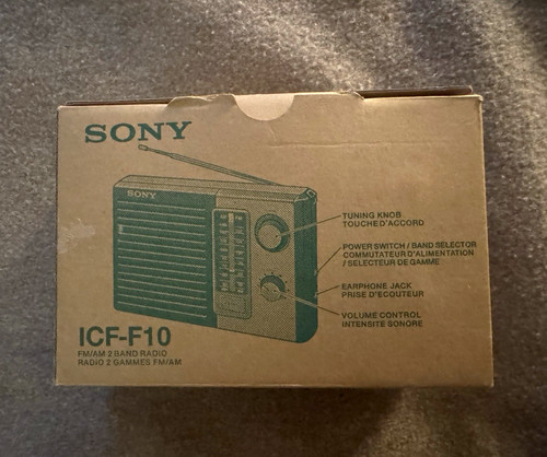 Sony icf f10 - icf-f10, portable