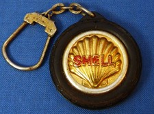 Porte-clés - SHELL - Logo relief dans pneu - Garage du Rocher - 74 La Clusaz -