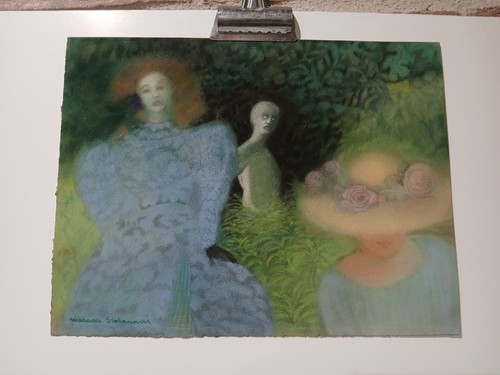 Authentique pastel original - , de