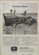 Publicité John Deere Tracteur Modèle 4020 1 Page 1959 Sunday Best!