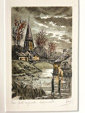 Eau Forte Originale Signée