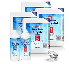ICRYSTAL RESINE ULTRA TRANSPARENT- Idéal pour la création artistiques
