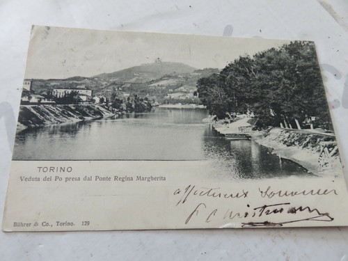 Carte postale époque torino - postale,