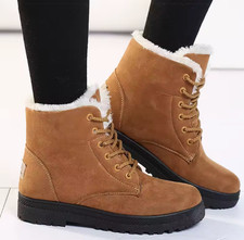 Bottes femme style fourrure