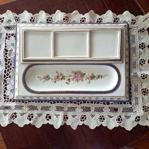 Rare ancien plateau - rare, faience
