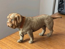 Jouet Ancien Chien Celluloïd Mastiff Figurine 