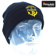 BONNET TROUPES DE MARINE BRODE TDM DOUBLE THINSULATE TIENT TRES CHAUD